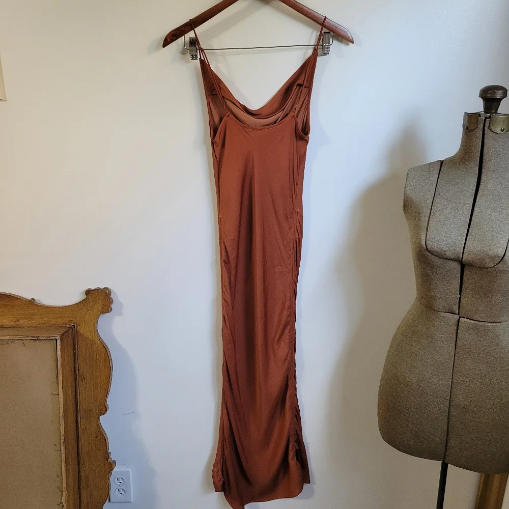 Free People Day To Night Slip Dress Cinnaber Size Small